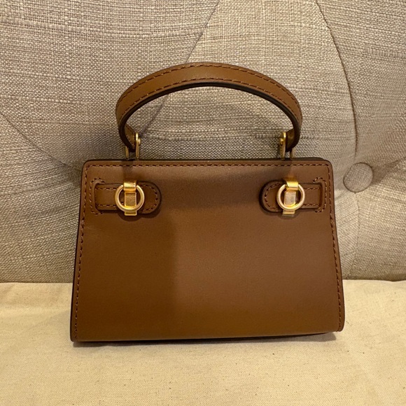 Tory Burch Brown Mini Bag with Gold Accent - Picture 2 of 2